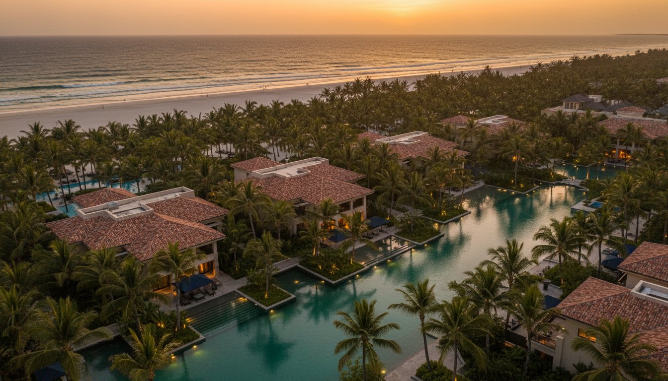 Franchised beach resort